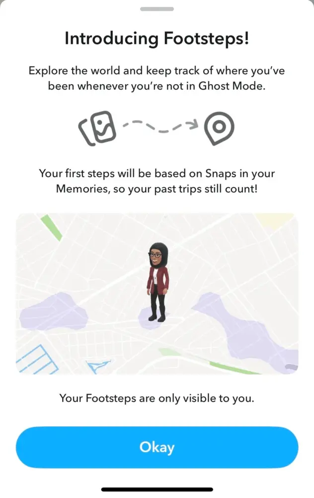 snapchat travel history